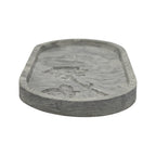 Dekorativní mramorový tác Podložka pod svíčky La Rosa 175x90mm z sádry