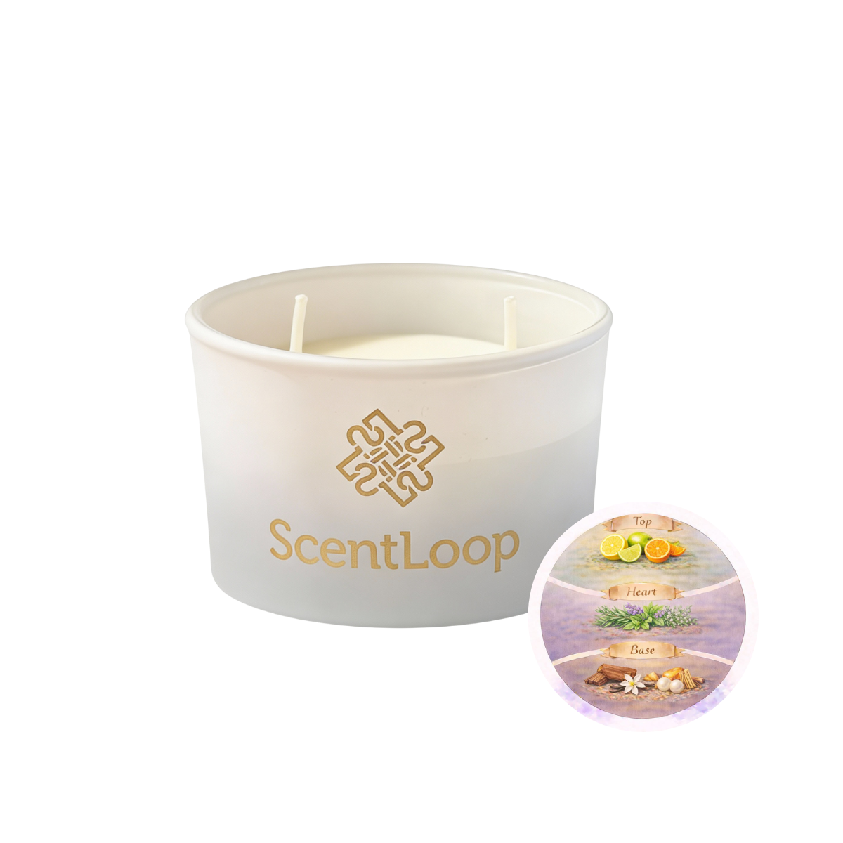 Orientalna świeca sojowa o nutach cytrusów i ziół Asian Tales Intense 100g