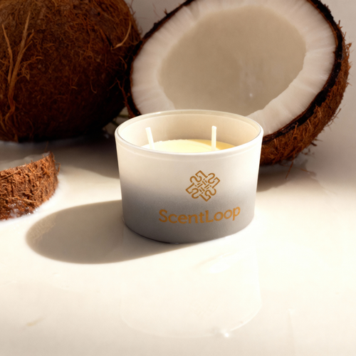 Vela aromática de soja de coco Coconut Dreams Intense 100g