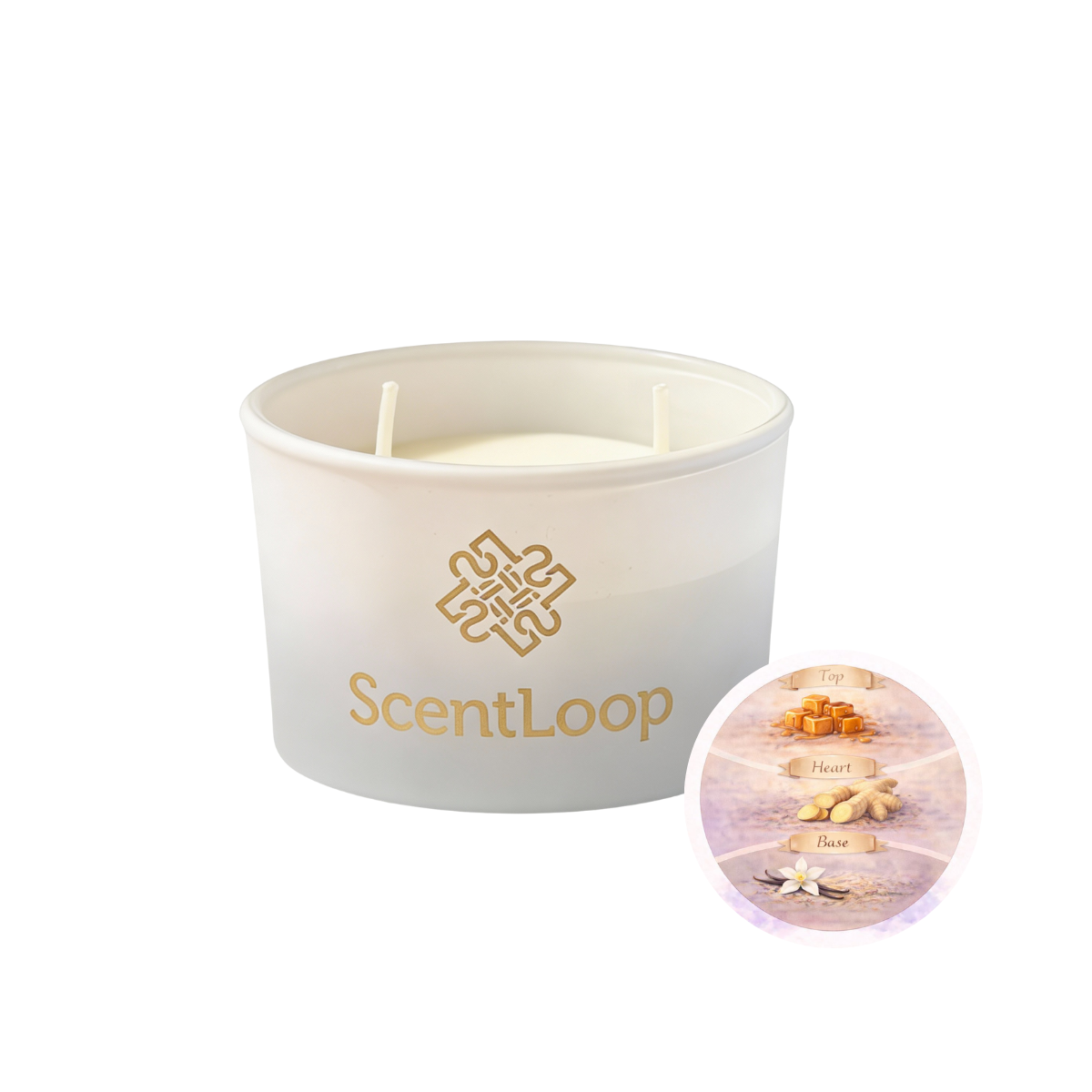 Ciasteczkowa świeca sojowa zapachowa Cookie & Cozy Intense 100g