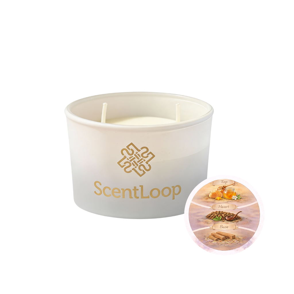Sójová svíčka s vůní tabáku a medu Midnight Tobacco Intense 100g