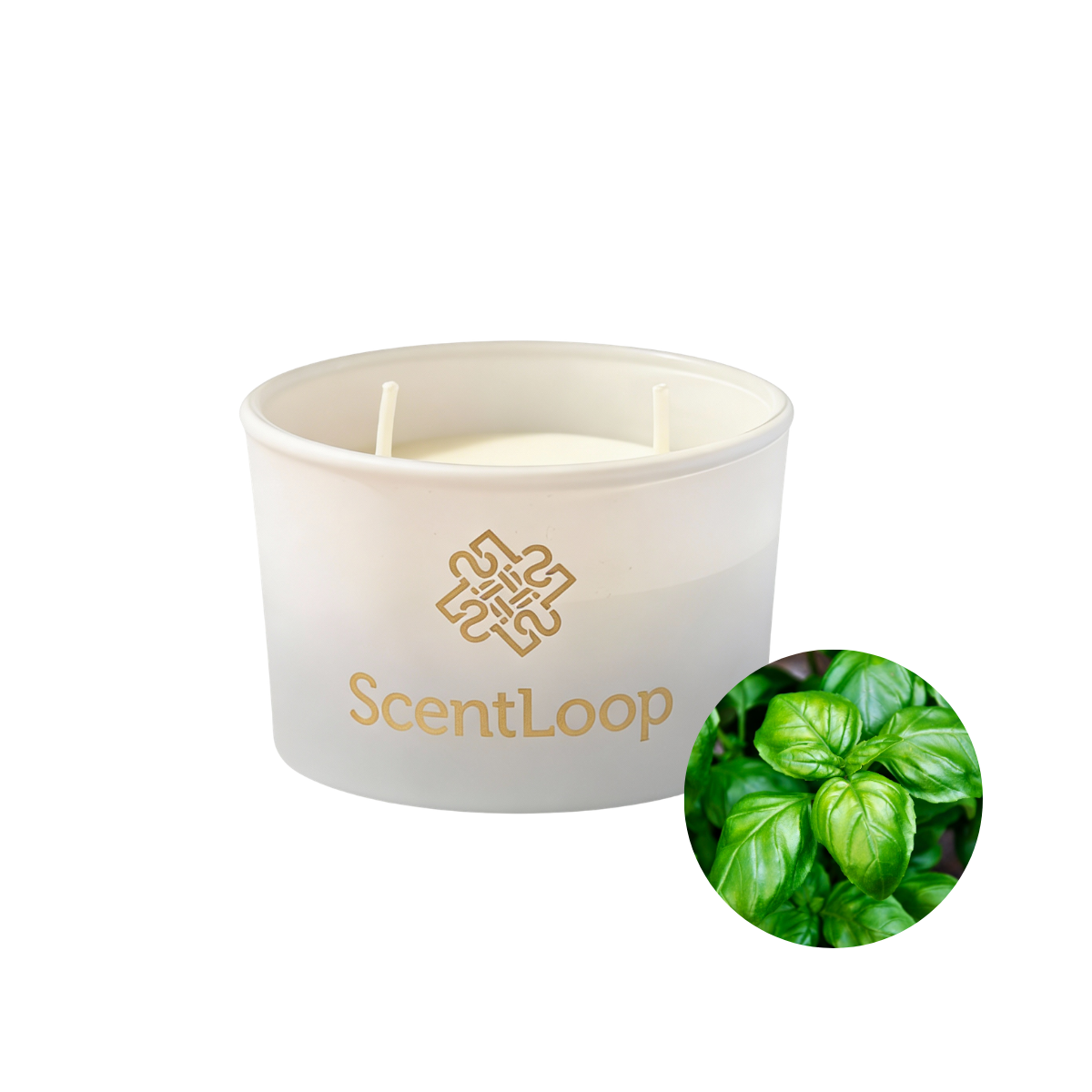 Świeca bazyliowa sojowa zapachowa Just Basil Intense 100g do 25h
