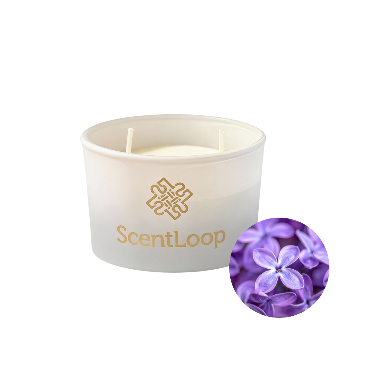 Świeca zapach bzu sojowa Just Lilac Intense 100g do 25h