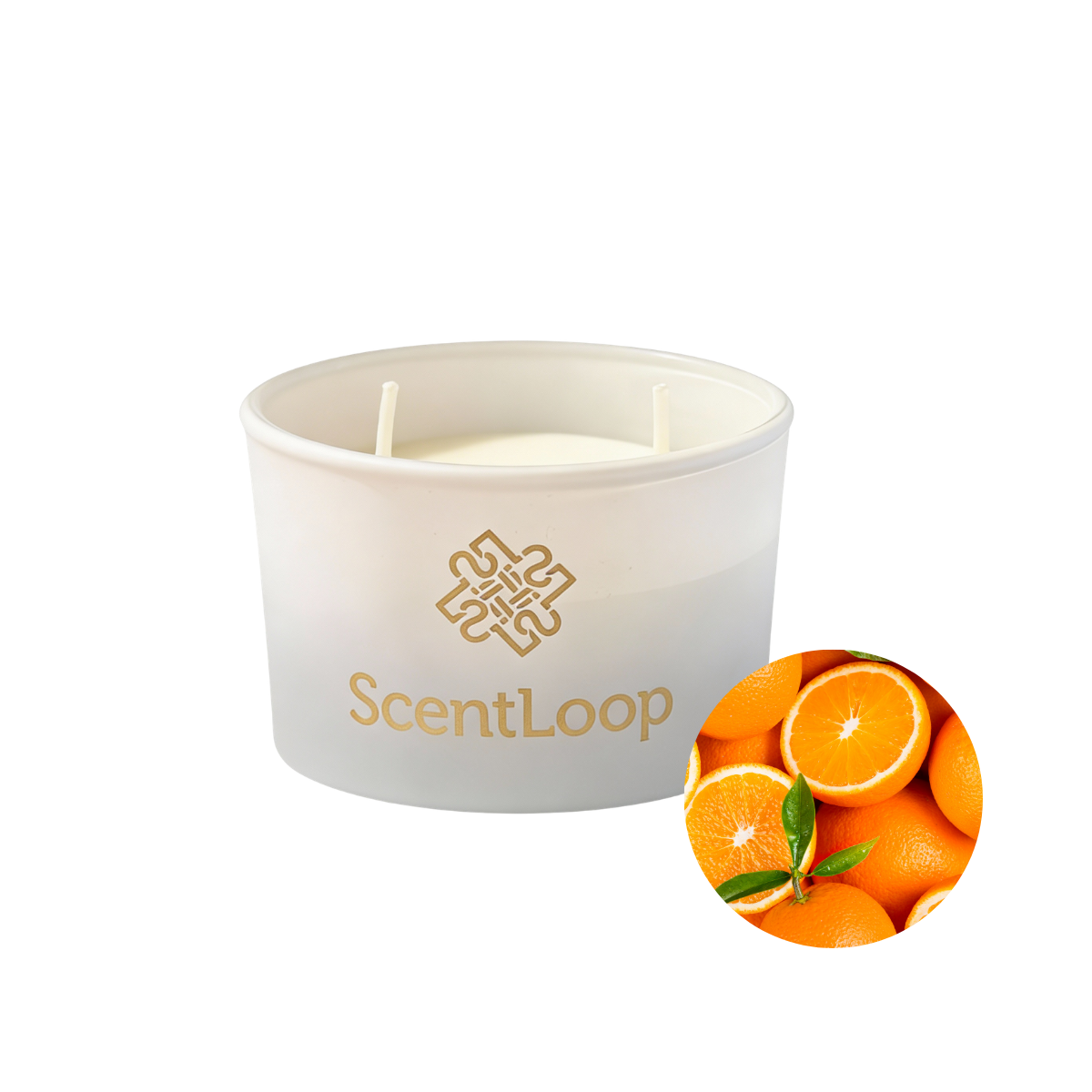 Sojová svíčka s vůní pomeranče Just Orange Intense 100g do 25h