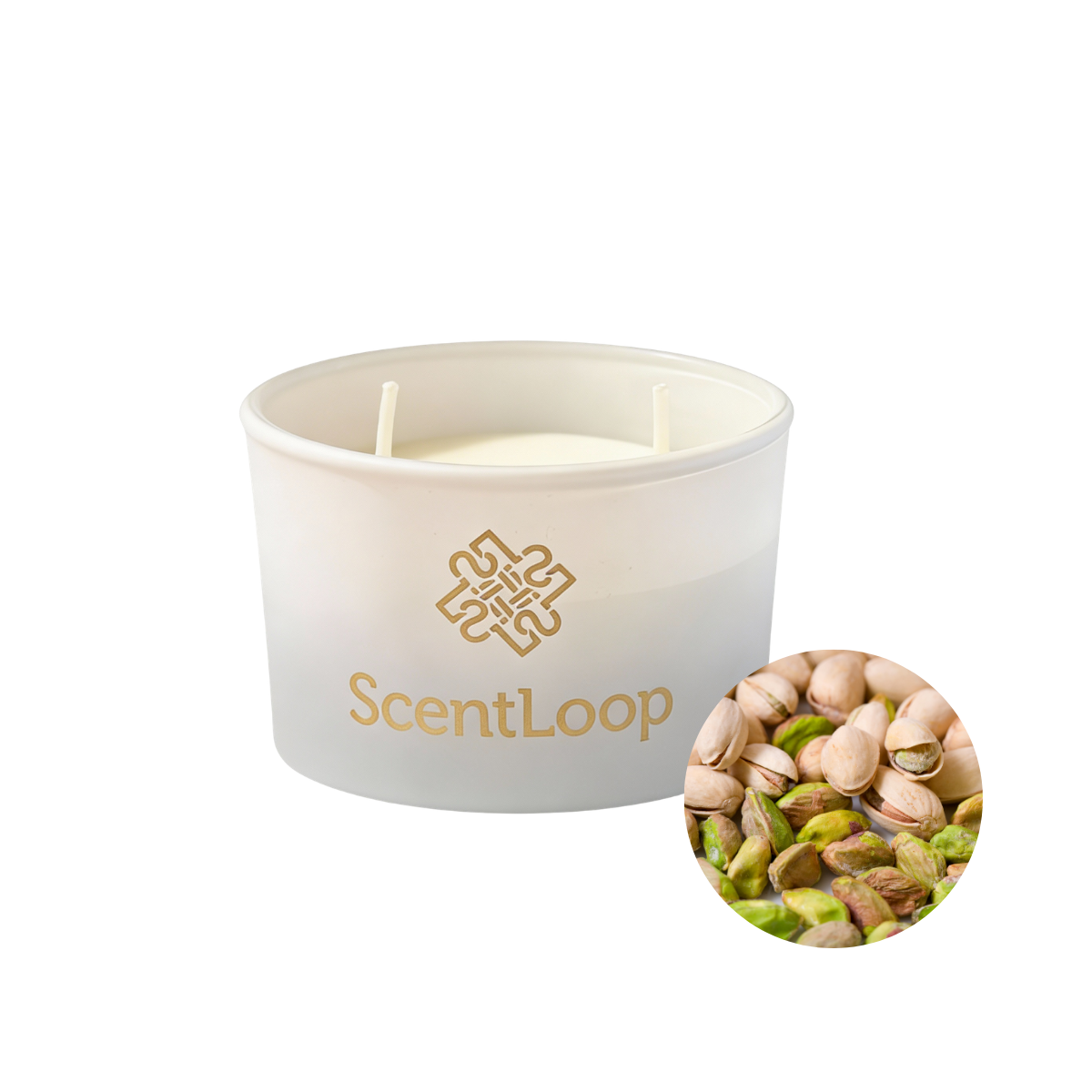 Soy candle with melon scent Just Orange Intense 100g up to 25h