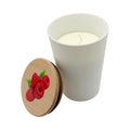 Duftkerze aus Sojawachs Himbeere GARDEN Himbeere 150g bis 40h
