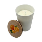 Vonná sójová svíčka pomeranč GARDEN Pomeranč 150g až 40h