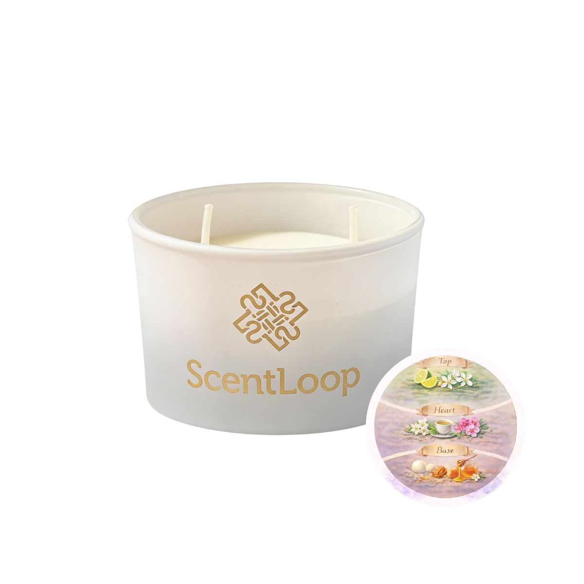 Elegancka świeca sojowa o zapachu jaśminu i bergamotki White Ritual Intense 100g