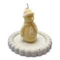 Vela navideña de soja con forma de muñeco de nieve, aroma Christmas Home, 80g