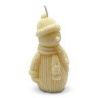 Vela navideña de soja con forma de muñeco de nieve, aroma Christmas Home, 80g