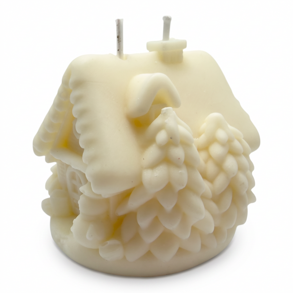 Vánoční sójová svíčka Figurka Domeček s vůní Christmas Home 160g