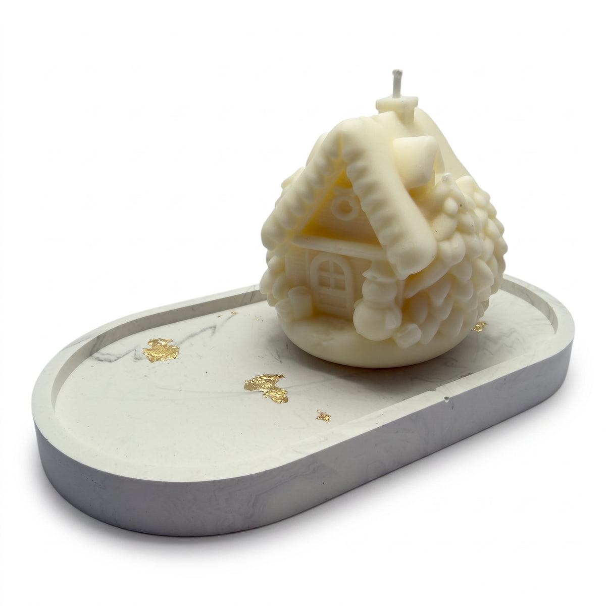 Vánoční sójová svíčka Figurka Domeček s vůní Christmas Home 160g
