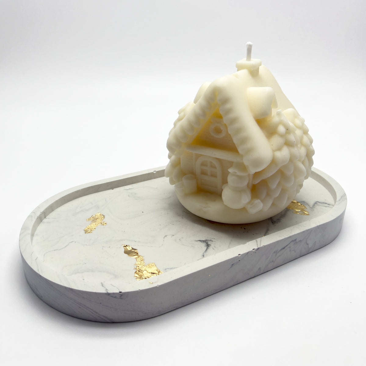 Vánoční sójová svíčka Figurka Domeček s vůní Christmas Home 160g