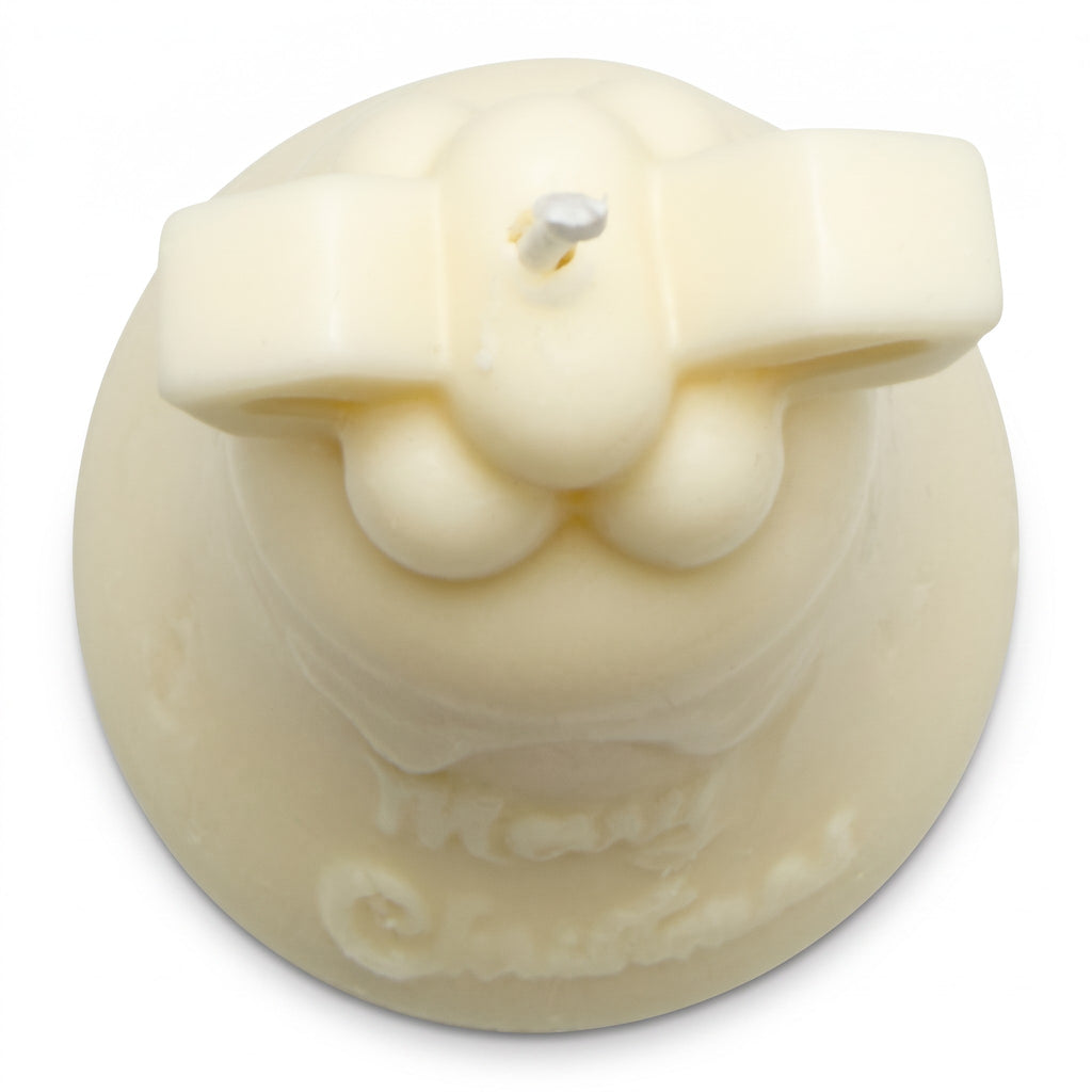 Vánoční sójová svíčka Figurka vánoční zvonek s vůní Christmas Home 130g