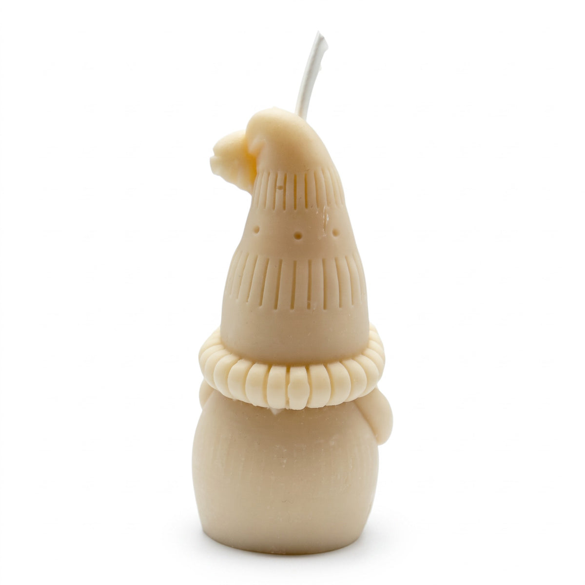 Vánoční sójová svíčka Figurka Skřítek se sněhovou vločkou s vůní Christmas Home 60g