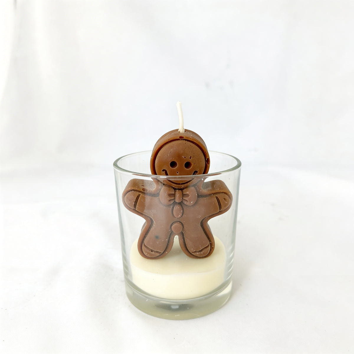Świąteczna świeca sojowa Piernikowy Ludek Pierniczek Ciastek Christmas Home 90g w szkle