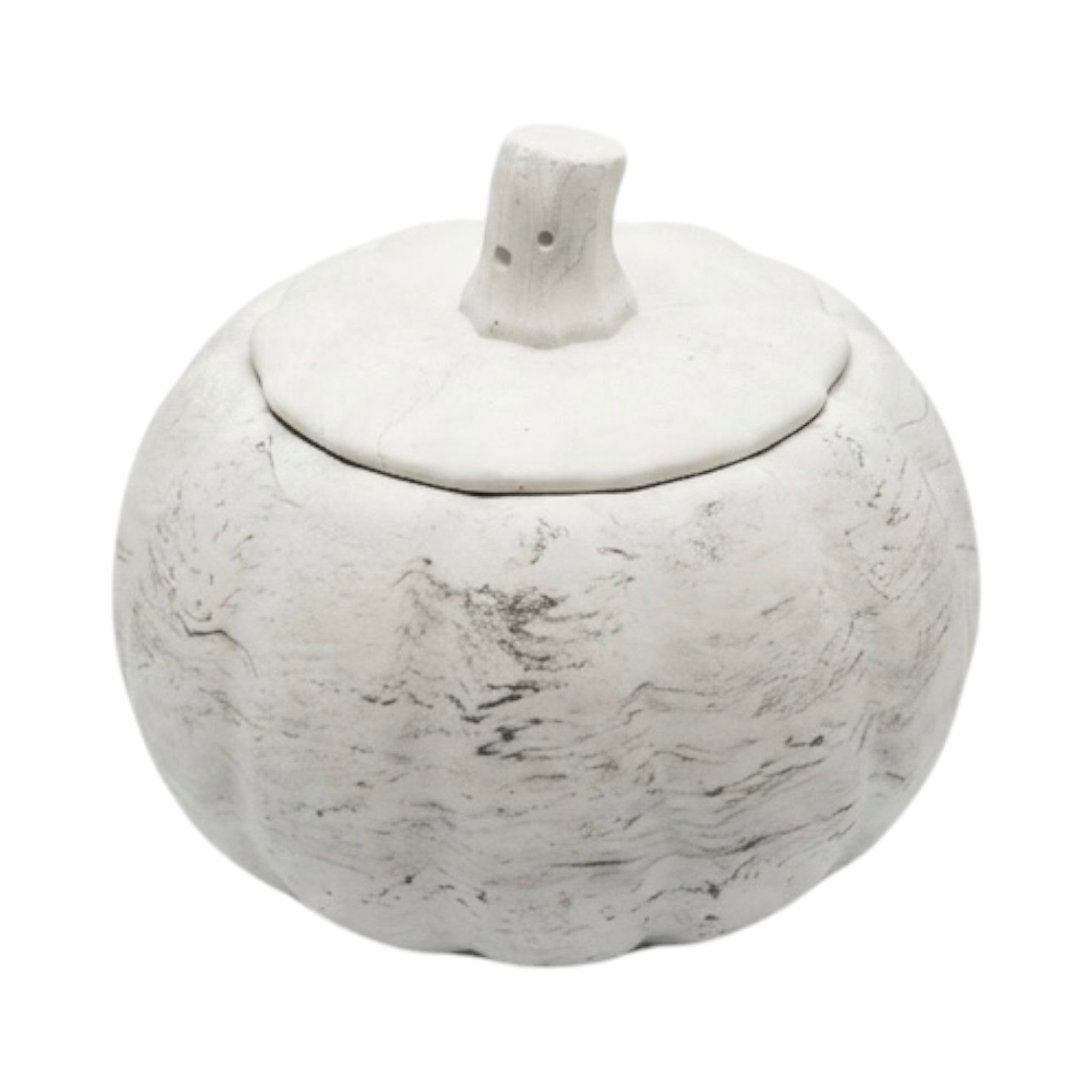 Candela di soia DYNIA in gesso, profumata Pumpkin Spice, decorazione autunnale per il soggiorno, 90 g