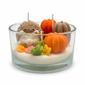 Candela di soia autunnale Riccio tra le zucche, fragranza Honey Glow 270g