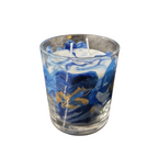Big City Life London marbled soy candle painted glass with wax 300g