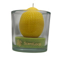 Świeca sojowa dekoracyjna wielkanocna Pisanka Duża Żółta 500g Citrus Harmony w szkle