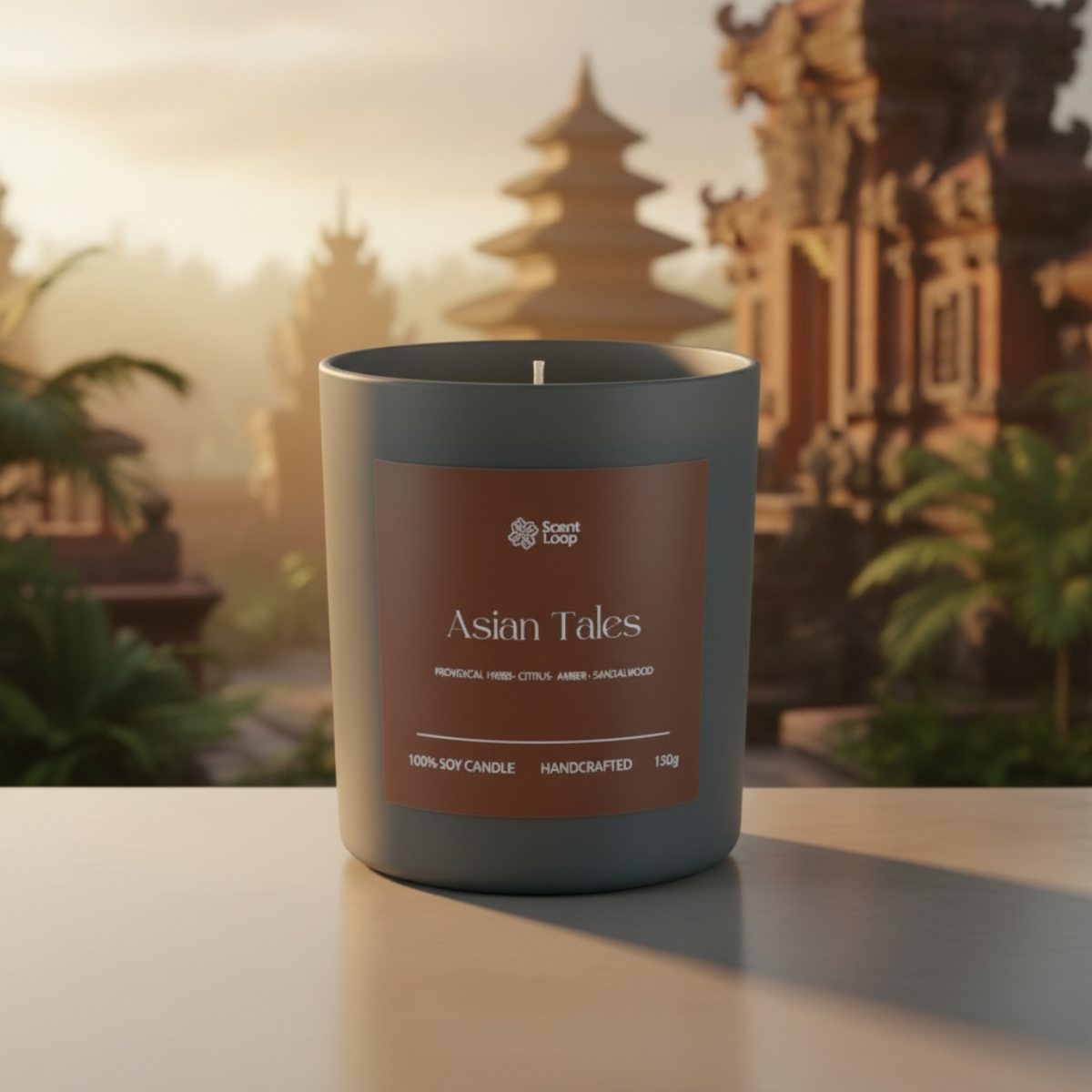 Świeca sojowa zapachowa Asian Tales Regular 150g