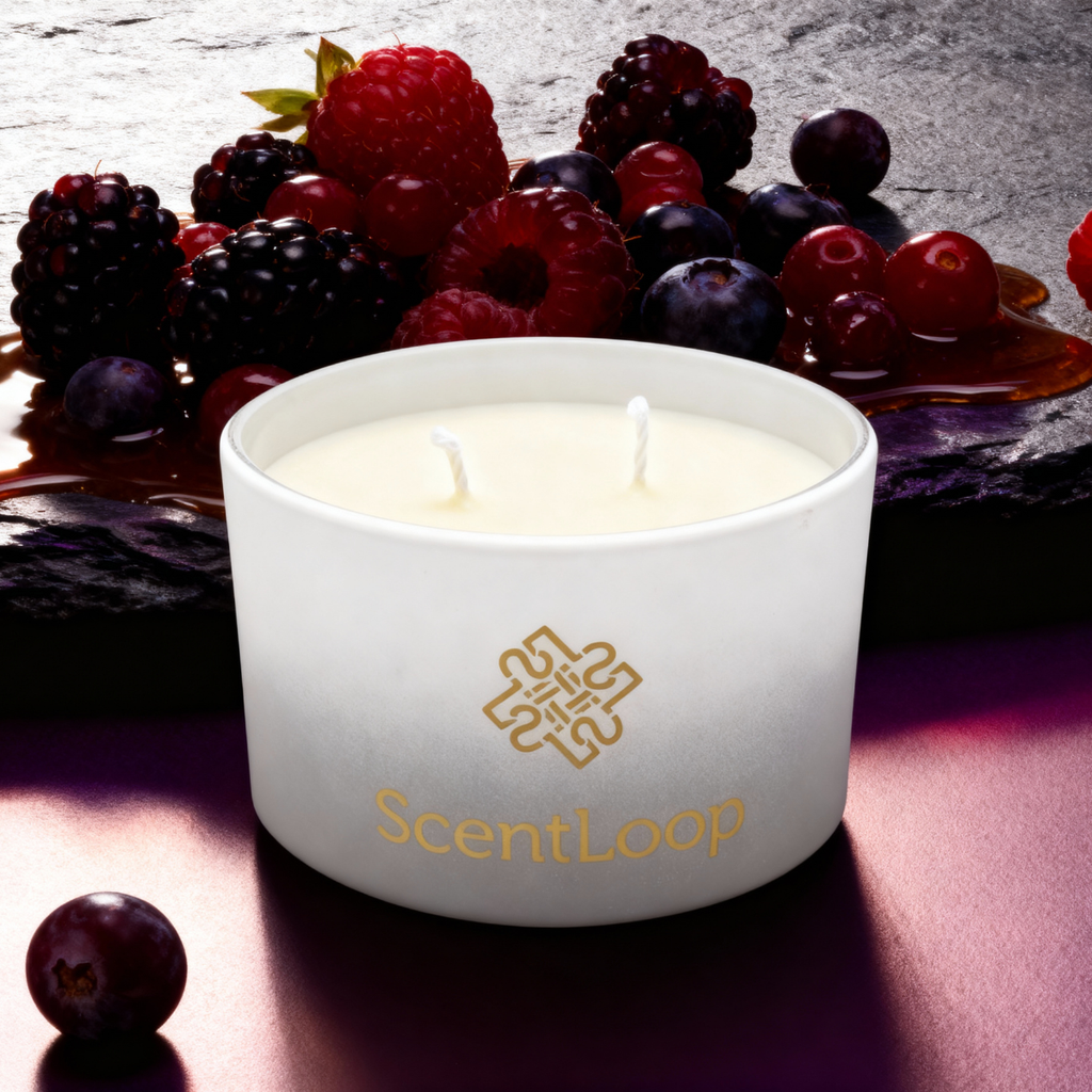 Świeca sojowa owoce leśne zapachowa Berry Mood Intense 100g