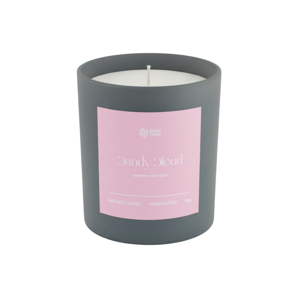 Świeca sojowa zapachowa Candy Cloud Regular 150g