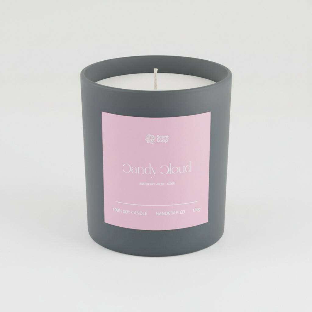 Świeca sojowa zapachowa Candy Cloud Regular 150g