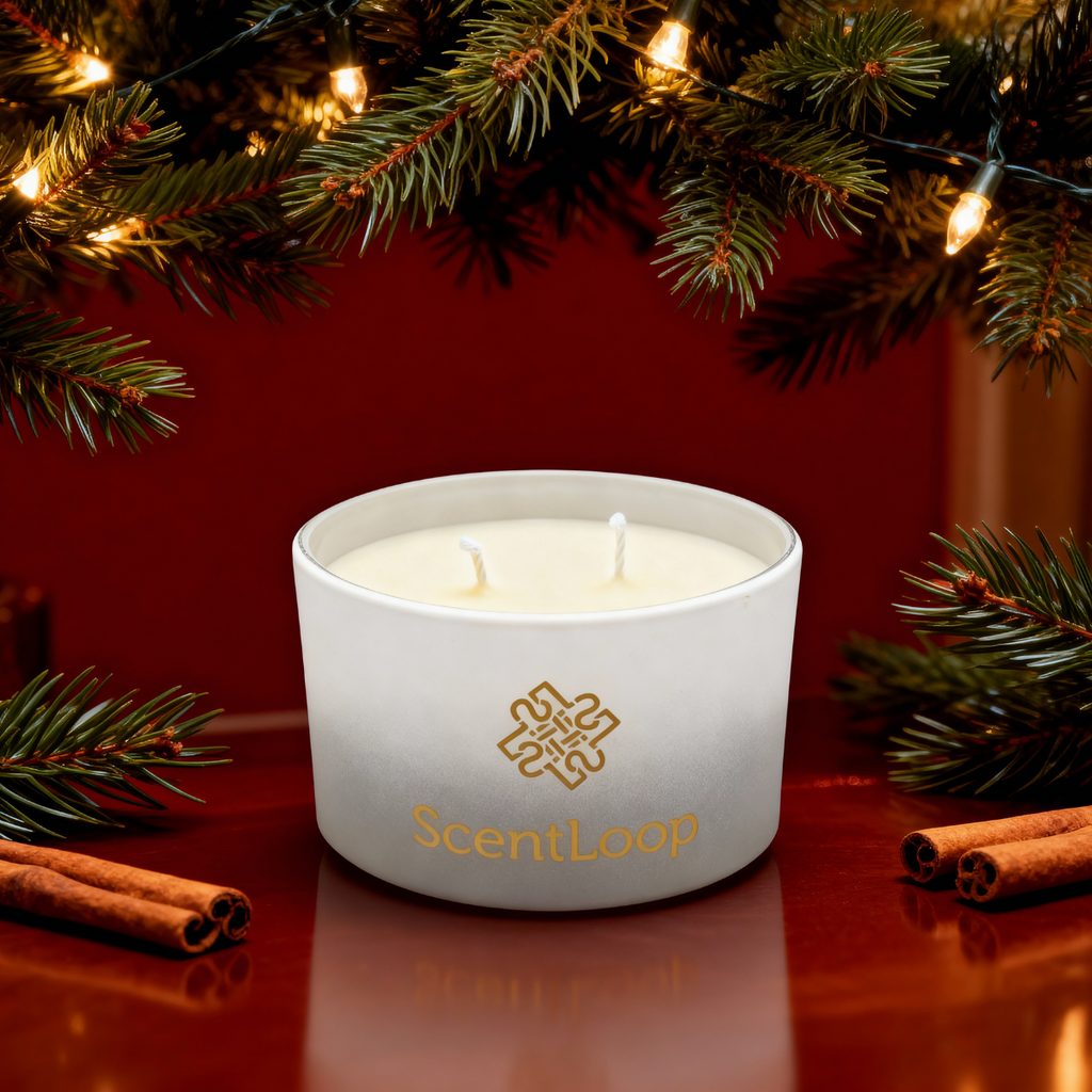 Weihnachtliche Duftkerze aus Sojawachs Christmas Home Intense 100g