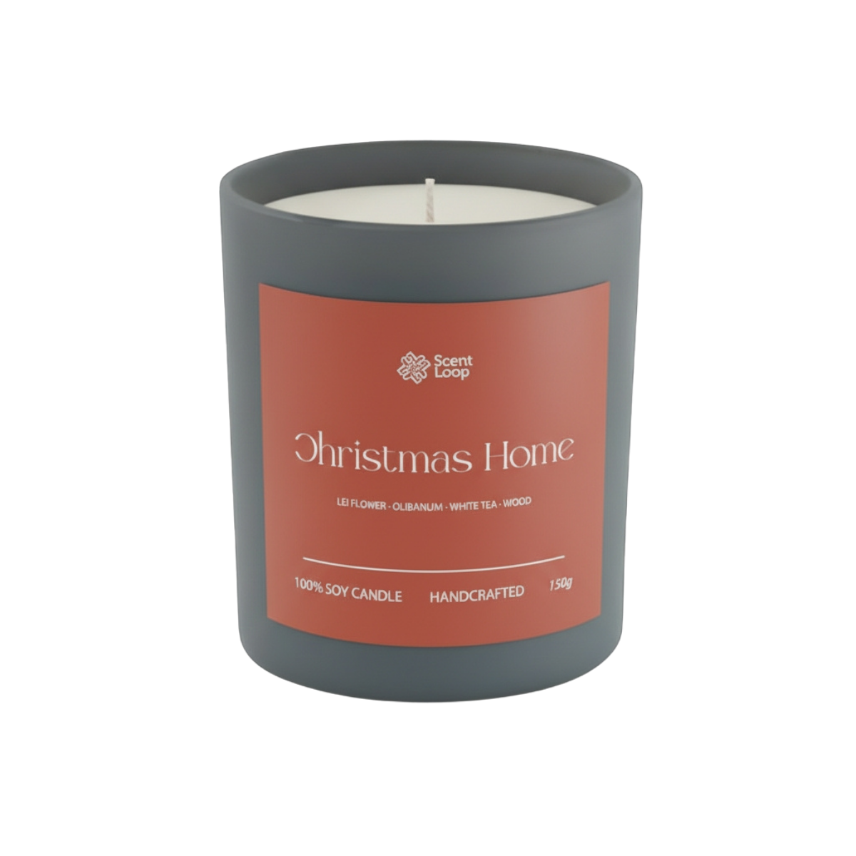 Świeca sojowa świąteczna zapachowa Christmas Home Regular 150g