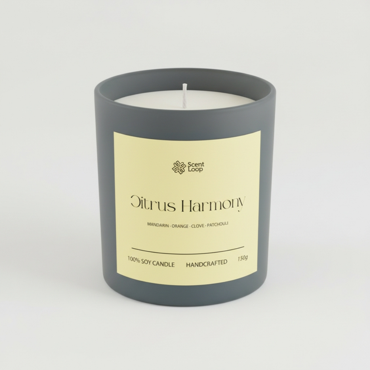 Świeca sojowa zapachowa Citrus Harmony Regular 150g