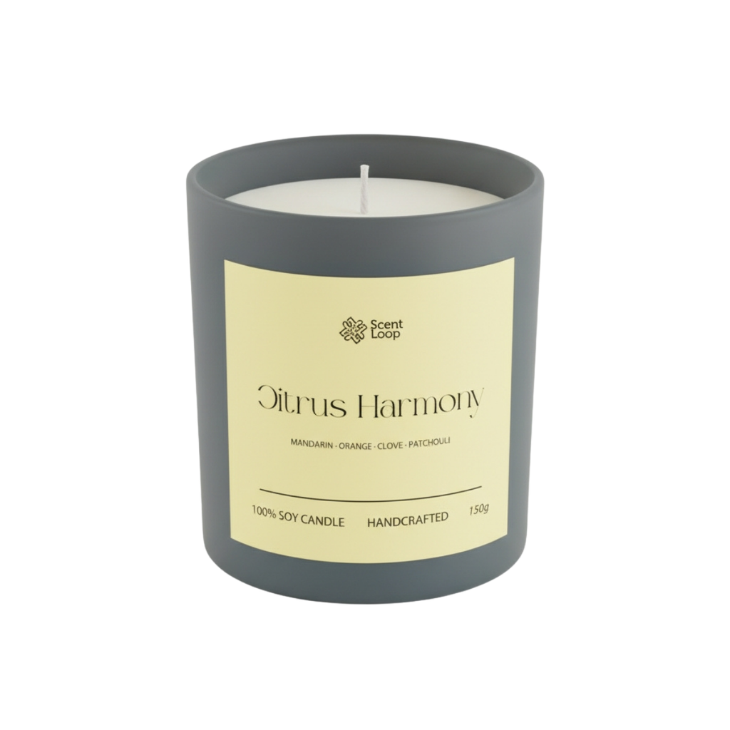 Świeca sojowa zapachowa Citrus Harmony Regular 150g