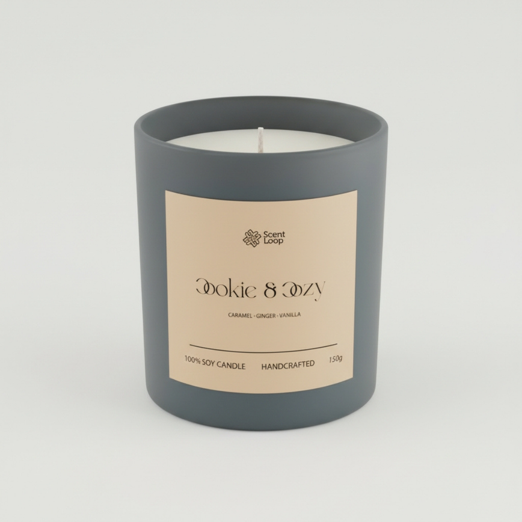 Świeca sojowa zapachowa Cookie & Cozy Regular 150g