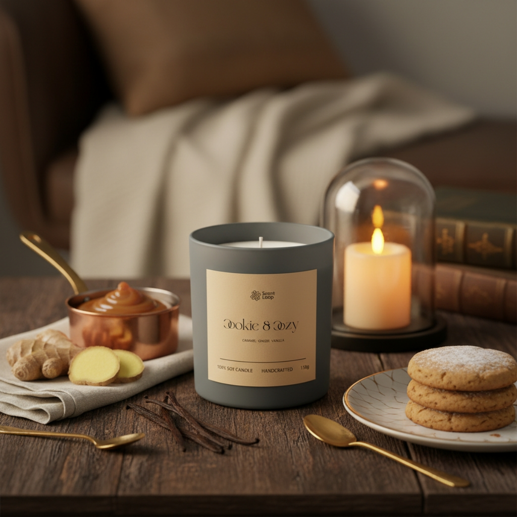 Świeca sojowa zapachowa Cookie & Cozy Regular 150g