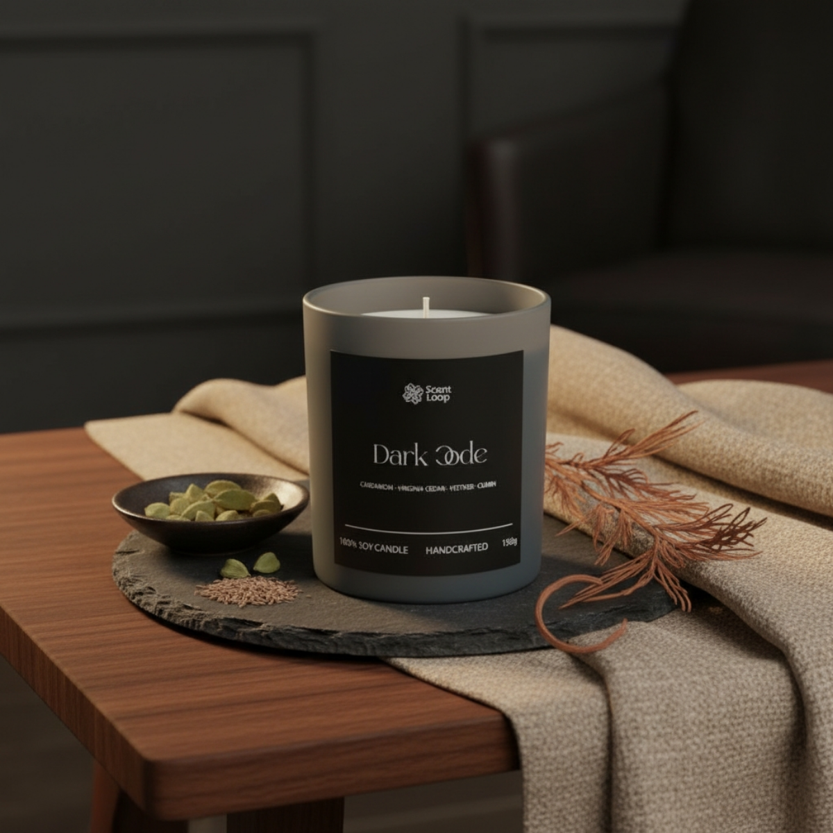 Świeca sojowa zapachowa Dark Code Regular 150g