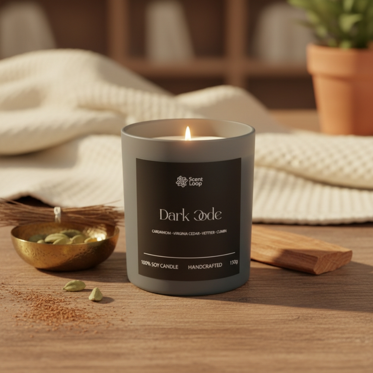 Świeca sojowa zapachowa Dark Code Regular 150g