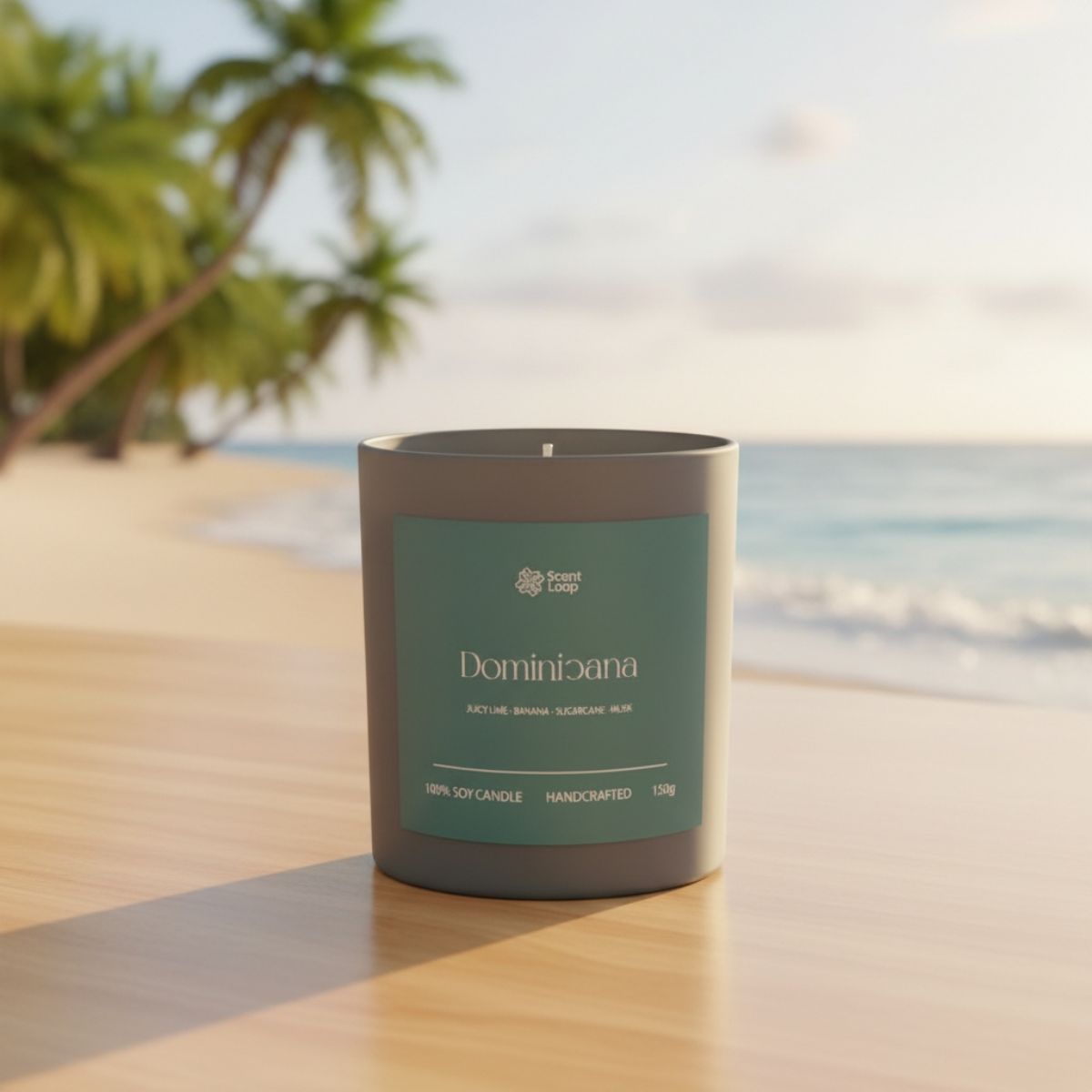 Świeca sojowa zapachowa Dominicana Regular 150g