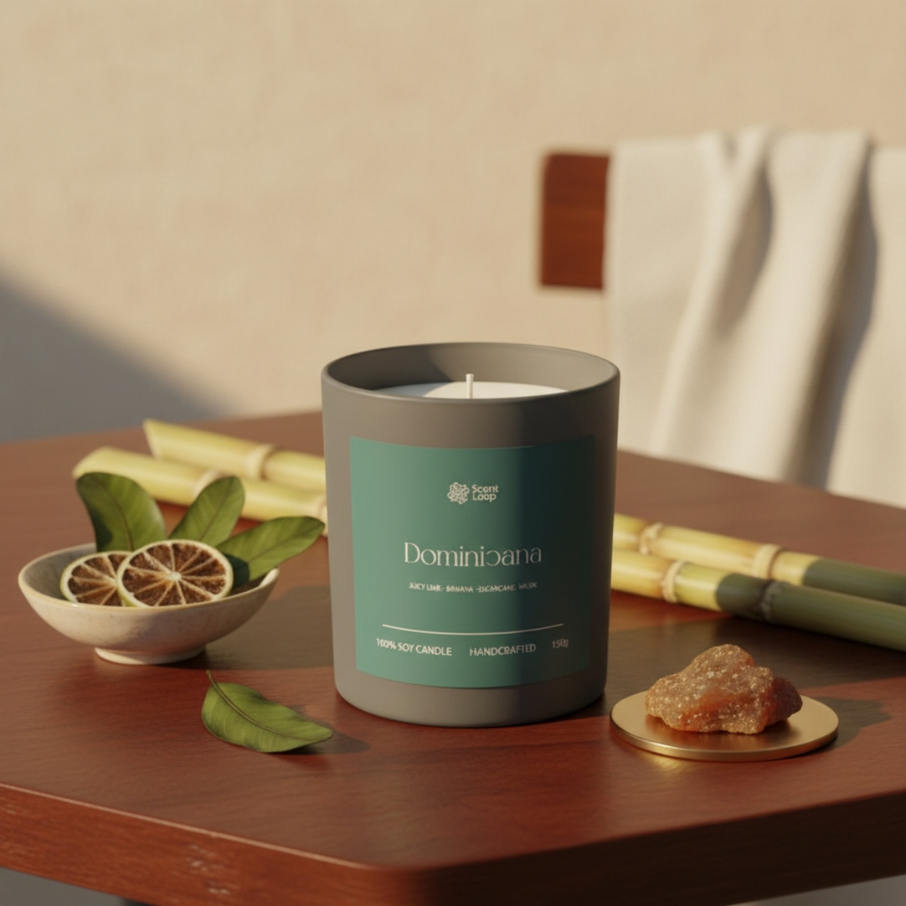 Świeca sojowa zapachowa Dominicana Regular 150g