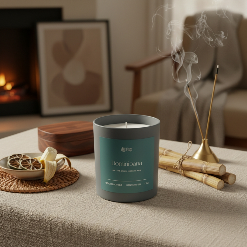 Świeca sojowa zapachowa Dominicana Regular 150g