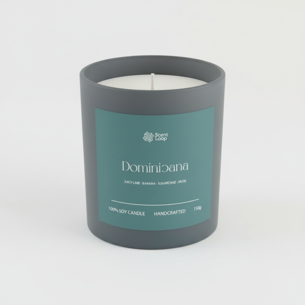 Świeca sojowa zapachowa Dominicana Regular 150g