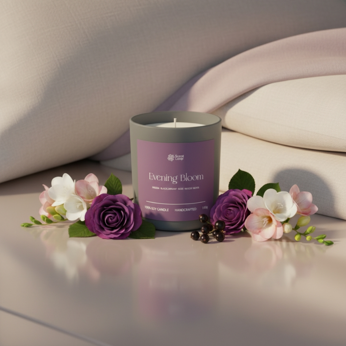 Świeca sojowa zapachowa Evening Bloom Regular 150g