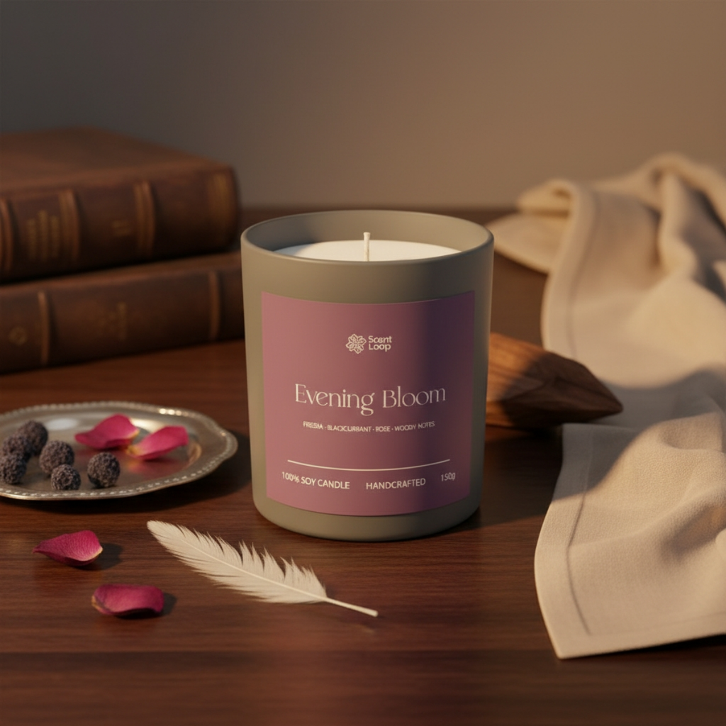 Świeca sojowa zapachowa Evening Bloom Regular 150g