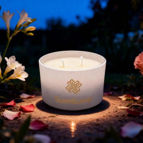 Vela de soja floral aromática Evening Bloom Intense 100g