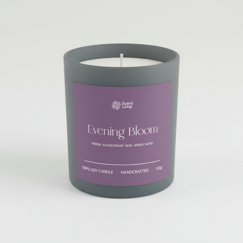 Świeca sojowa zapachowa Evening Bloom Regular 150g