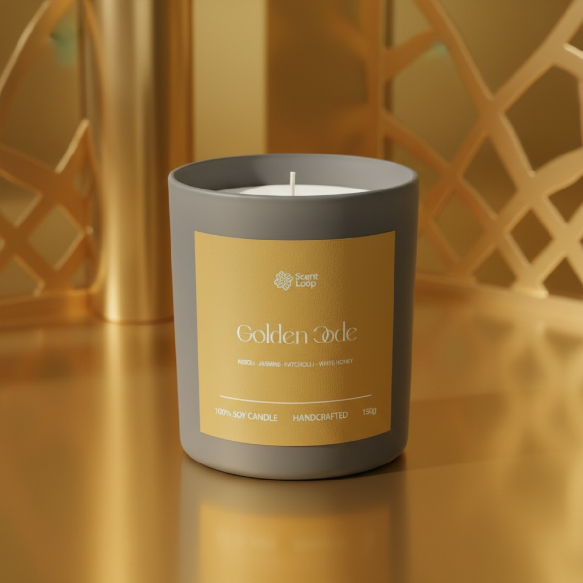 Świeca sojowa zapachowa Golden Code Regular 150g