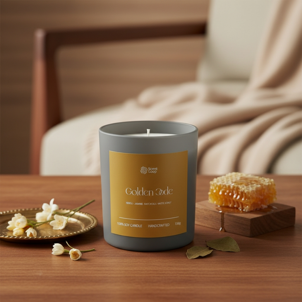 Świeca sojowa zapachowa Golden Code Regular 150g