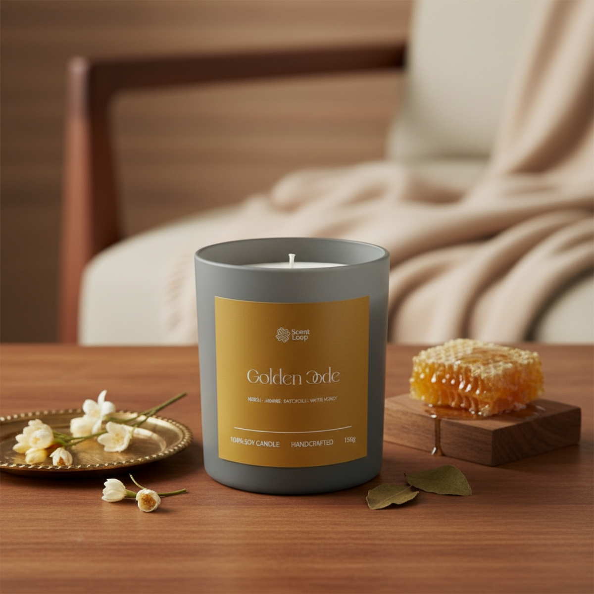 Świeca sojowa zapachowa Golden Code Regular 150g