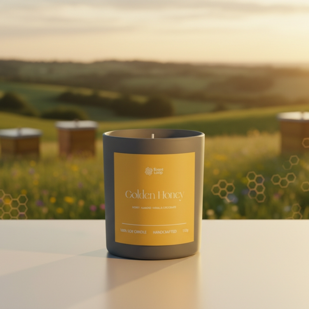 Świeca sojowa zapachowa Golden Honey Regular 150g