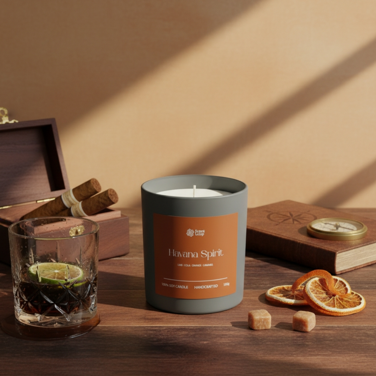 Świeca sojowa zapachowa Havana Spirit Regular 150g