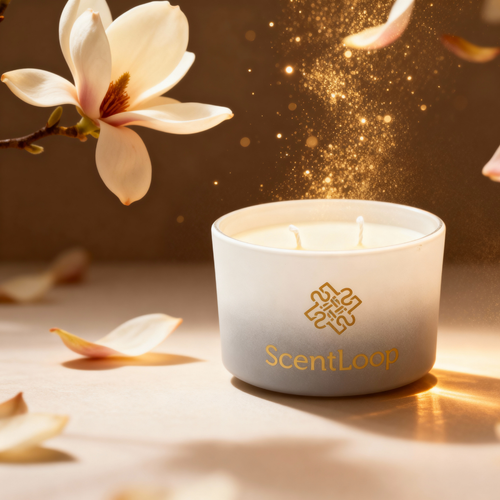 Ölelő szójagyertya Magnolia és Mirra Infinite Essence Intense 100g